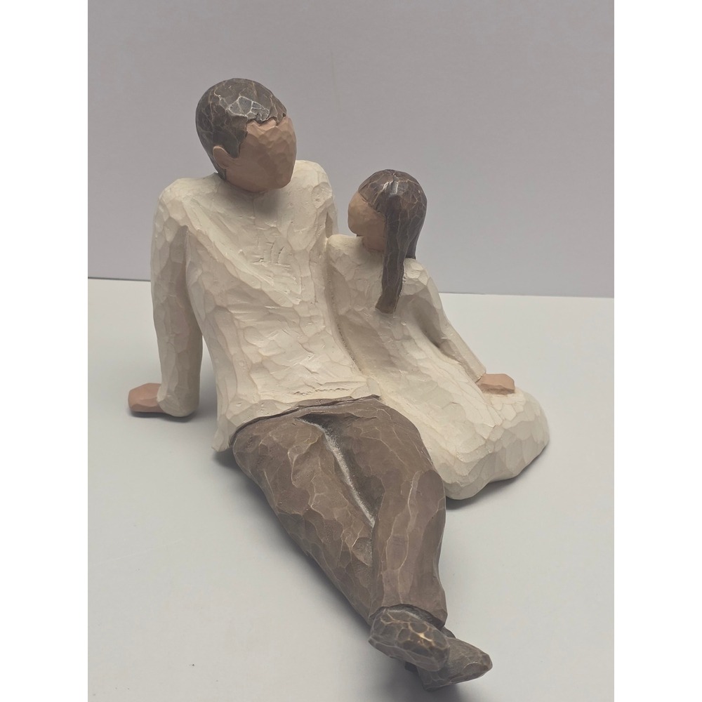 Willow Tree Father and Daughter Figurine Susan Lordi DEMDACO 2000 Sculpture